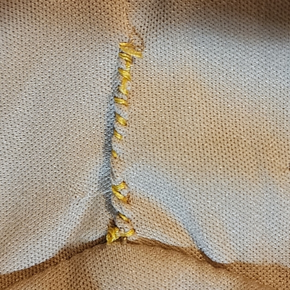 Teeze Me Macy'sGold Shimmer Fit &FlareDress Size 3/4 - Picture 15 of 16